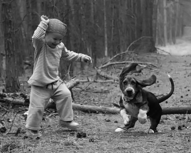 15 fotó mely bizonyíték arra, miért kell a gyereknek kutyával felnőni. A 4-es kép egyszerűen zseniális!