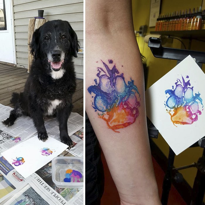 21 gazdi, aki a kutyája tappancsát tetováltatta magára1