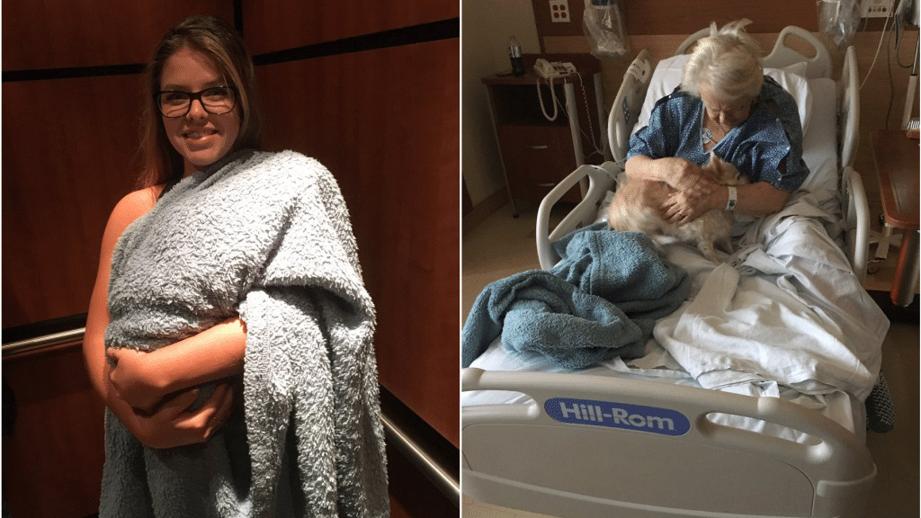 Kisbabának álcázva vitte be kórházban fekvő nagymamának a kutyáját