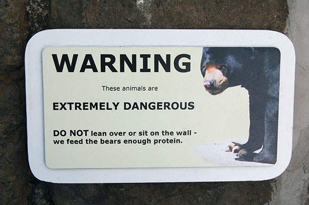 vicces állatkerti kiírások